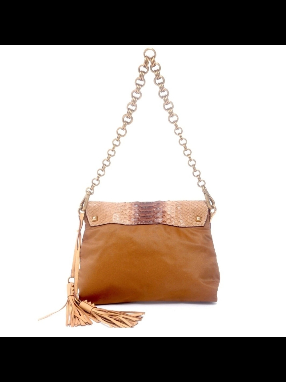 Like New Prada Python Handbag - Picture 2 of 4